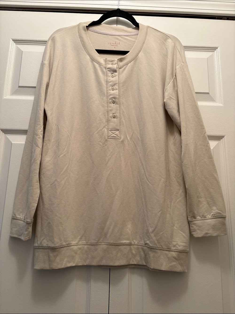 Cream Long Sleeve Pullover